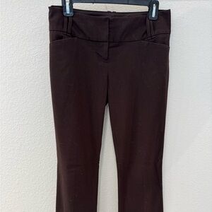 The Limited Dark Brown Boot Cut Pants